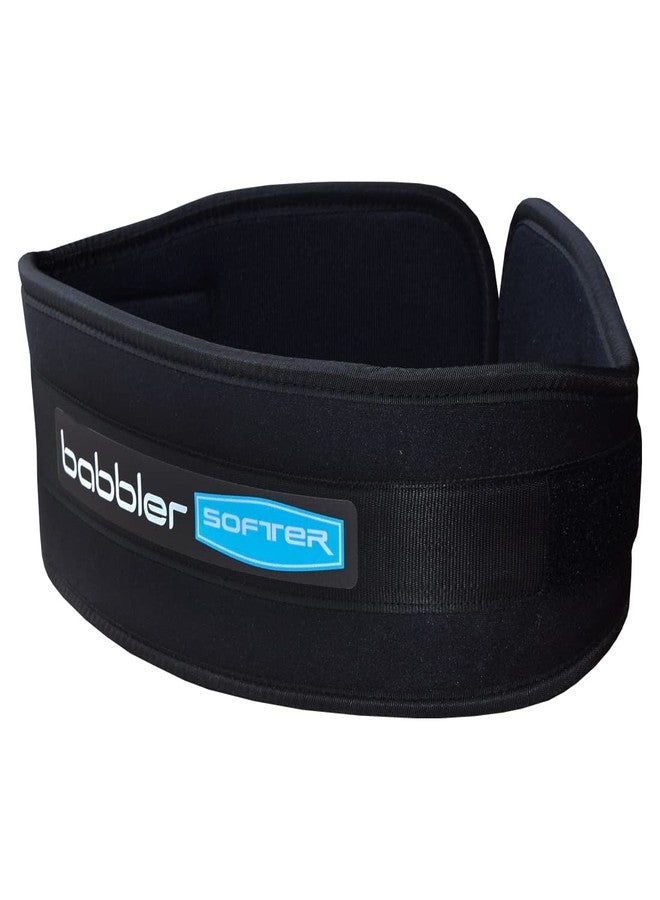 BABBLER Weight Lifting Belt, Softer 4" Small Flat Light Weight Foam Padded Belt with Velcro Fastener Export Quality, Adjustable Lumbar Support Belt - Image 1