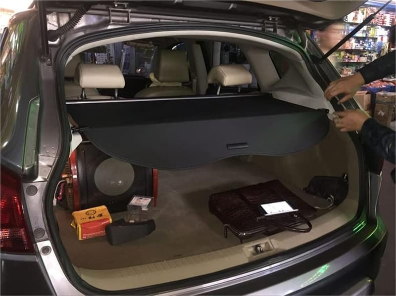 QASULER Rear Cargo Cover for Nissan Qashqai 2008-2014 - Image 3