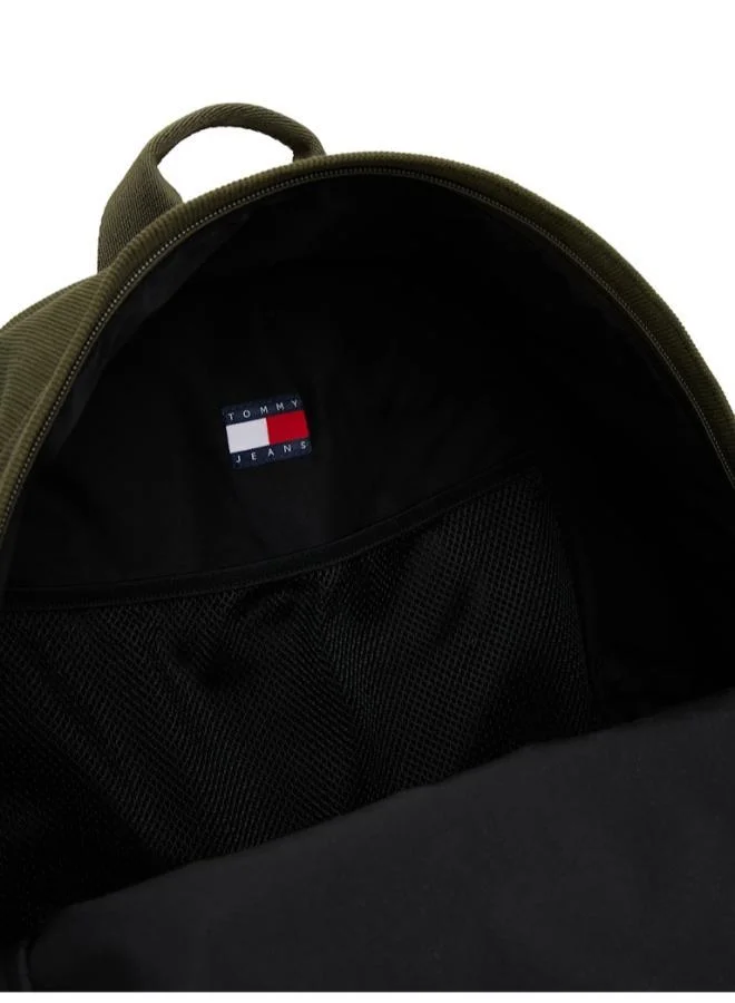 TOMMY JEANS  Essential Corduroy Logo Dome Backpack for Men | Best Price UAE