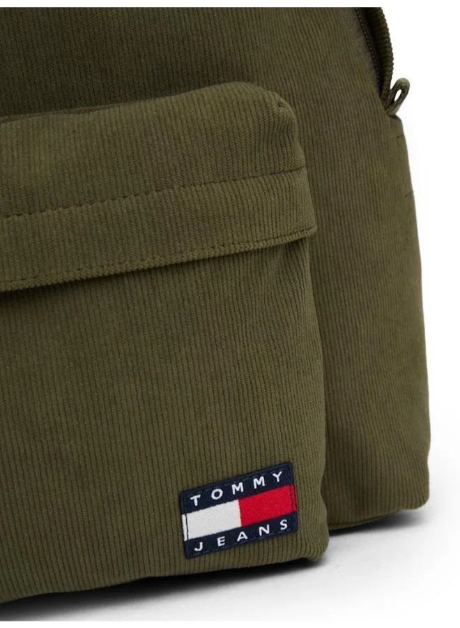 TOMMY JEANS  Essential Corduroy Logo Dome Backpack for Men | Best Price UAE