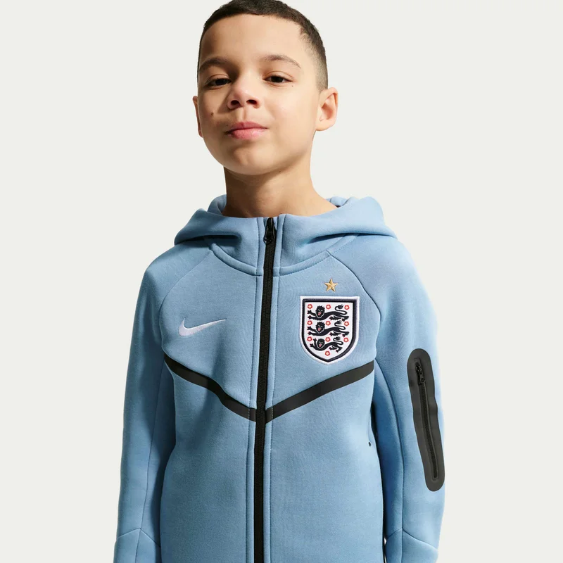نايكي Kids' England Tech Fleece Football Hoodie