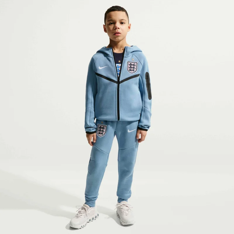 Nike Blue Kids' England Tech Fleece Football Hoodie  | Best Price UAE