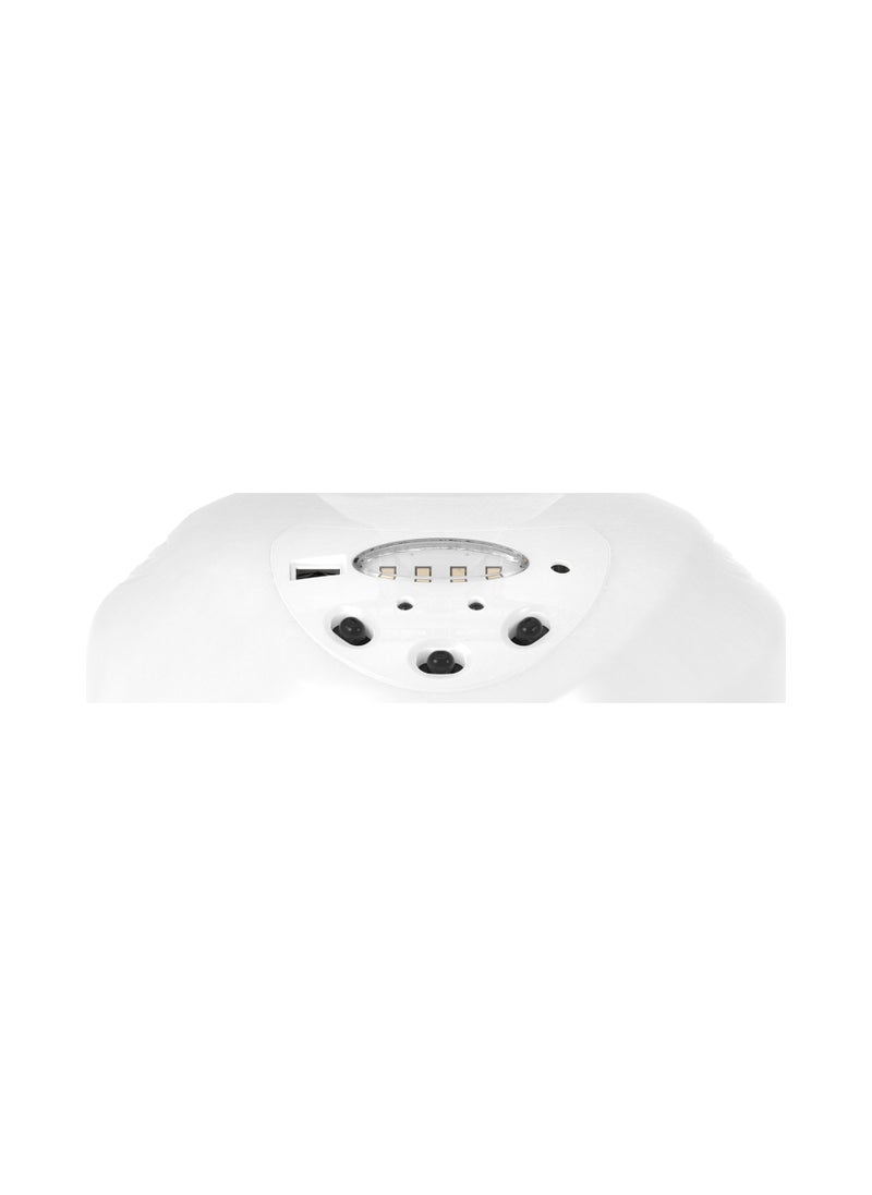 Feilex Table Fan 12" Rechargeable 2 Speed AC/DC، White  - Image 3