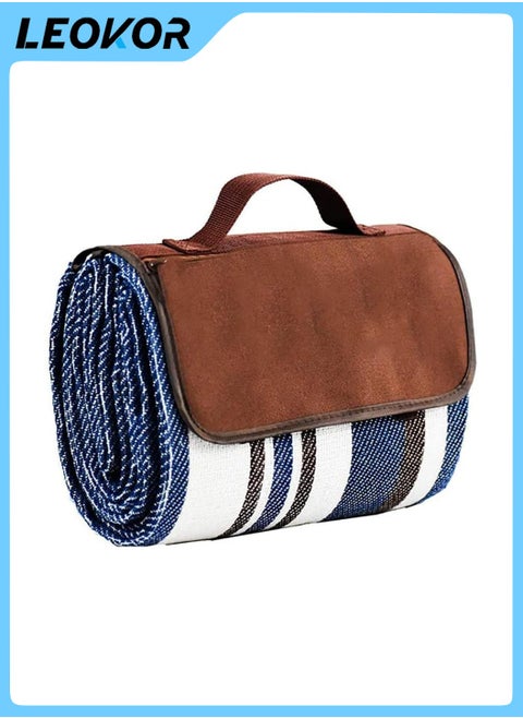 1.5*2M Camping Mat,Picnic Blanket,Beach Blanket,Portable Foldable and Waterproof Sandproof 3-Layer Outdoor Blanket,for 1 to 8 Adults,for Camping,Park,Beach,Grass,Indoors
