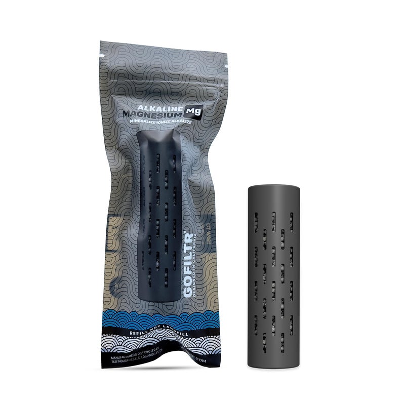 Gofiltr Magnesium Alkaline Water Infuser - 9.5 Ph + Electrolytes For Any Water Bottle/Small Pitcher  750 Refills / 3 Months  Ionized Mineral Water Infuser (Original 1 Pack) - Image 1