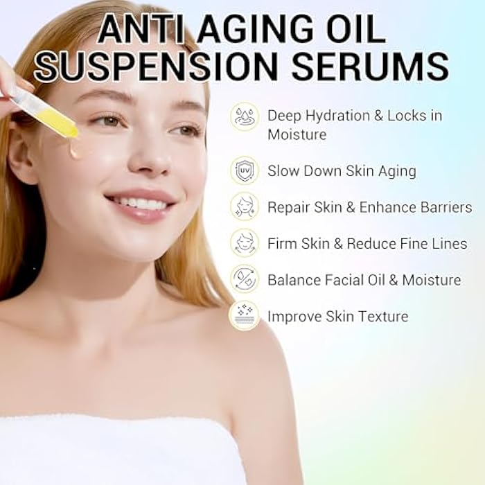 mopayzer 4D Hyaluronic Acid Serum with Collagen, Oil Suspension Serums for Barrier Repair, Facial Firming & Moisturizing, Anti Aging Serum for Balance Oil & Water, 30 Pcs Single-Use Vial for Sensitive Skin - Image 4