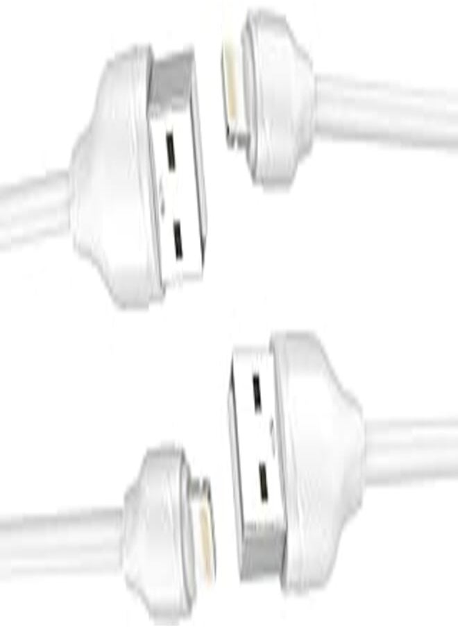 LDNIO - Ldnio Ls372 Set Of 2 Pieces Of Lightning To Usb A Mobile Phone Fast Charging Data Cable With Robust And Durable Design, Minimizing Wear And Tear For Long-Term Use - White - Image 1