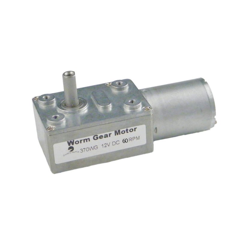 محرك كهربائي وريم موتور 370WG 12V DC 60RPM لأجزاء DIY