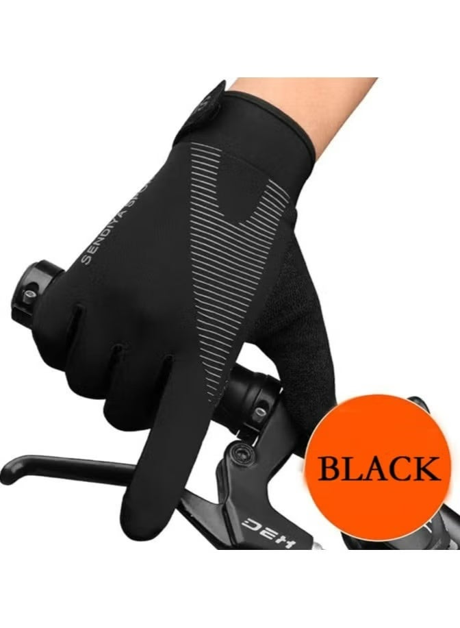 Workout Gloves, Full Palm Protection & Extra Grip, Gym Fishing Fencing Gloves for Weight Lifting, Training, Fitness, Exercise (Men & Women) - Image 3