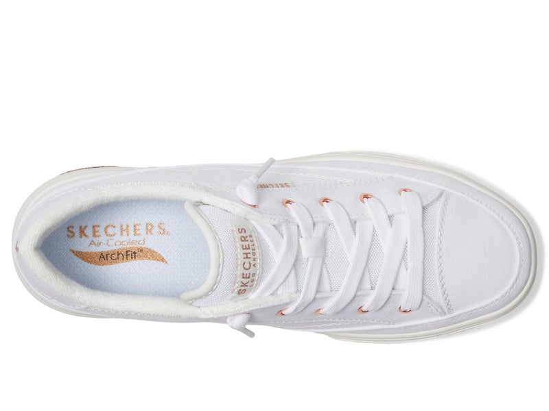 Skechers Women's Arch Fit Arcade-Meet Ya There Sneaker, White, 8 - Image 3