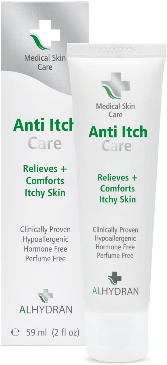 AntiItch Care Cream with Pure Aloe Vera Gel Itch Relief and Provides Cooling Effect Hypoallergenic Clinically Proven 59ml