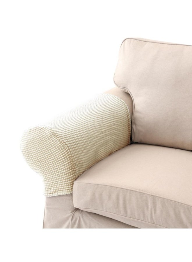 1 زوج من أغطية أذرع الأريكة واقيات أذرع الأريكة المرنة أغطية أذرع الكرسي القابلة للإزالة - Image 5
