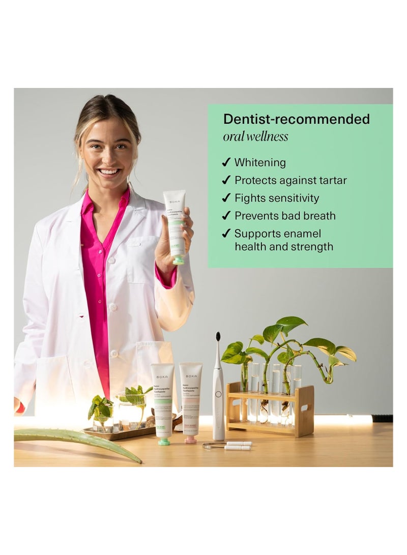 Boka Natural Toothpaste, Fluoride Free - Ela Mint, 4oz, Pack of 1 - Image 4