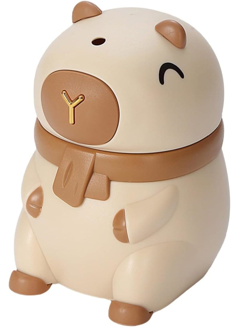 Toothpick Dispenser, Funny Capybara Automatic Pop-Up Toothpick Holder Box, 50 Toothpicks Capacity, Easy to Clean PP Material for Home Kitchen Restaurant Office - Image 1
