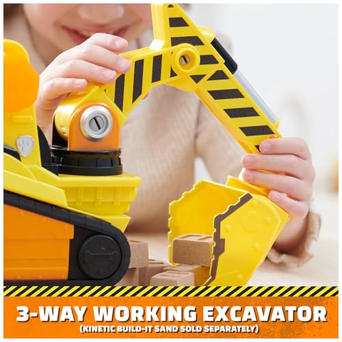 Rubble & Crew, Bark Yard Deluxe Bulldozer Construction Truck Toy with Lights, Sounds & Rubble Action Figure, Kids Toys for Boys & Girls Ages 3+ - Image 2