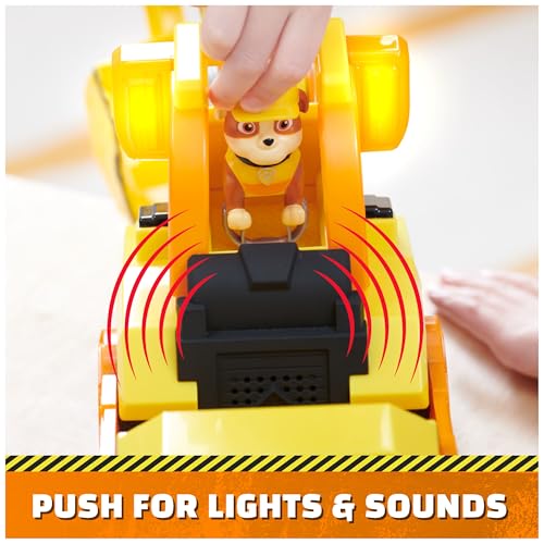 Rubble & Crew, Bark Yard Deluxe Bulldozer Construction Truck Toy with Lights, Sounds & Rubble Action Figure, Kids Toys for Boys & Girls Ages 3+ - Image 5