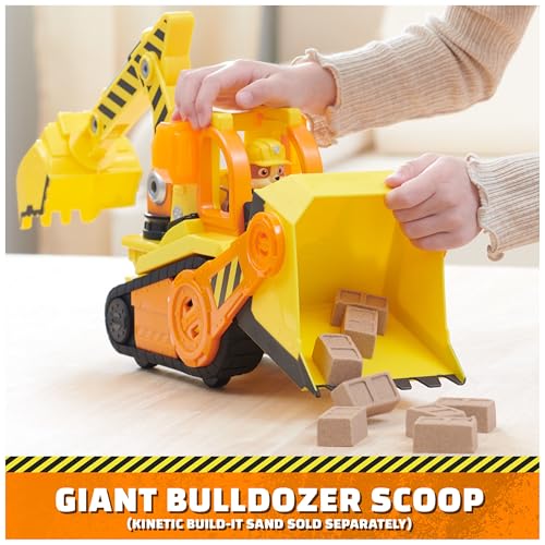 Rubble & Crew, Bark Yard Deluxe Bulldozer Construction Truck Toy with Lights, Sounds & Rubble Action Figure, Kids Toys for Boys & Girls Ages 3+ - Image 3