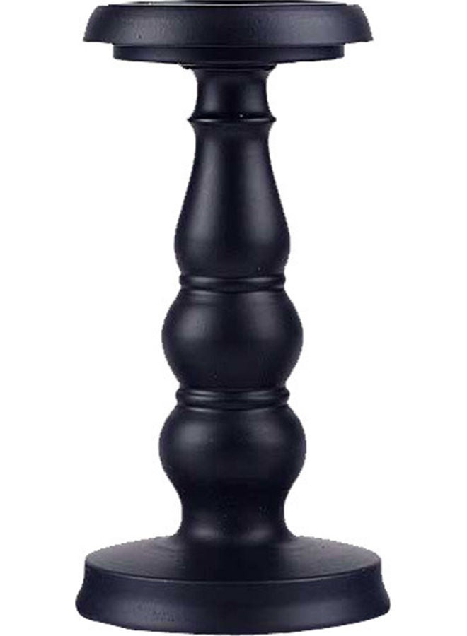 NIBEMINENT Metal Candlestick Holder Black 21.00x11.00x11.00cm  - Image 1