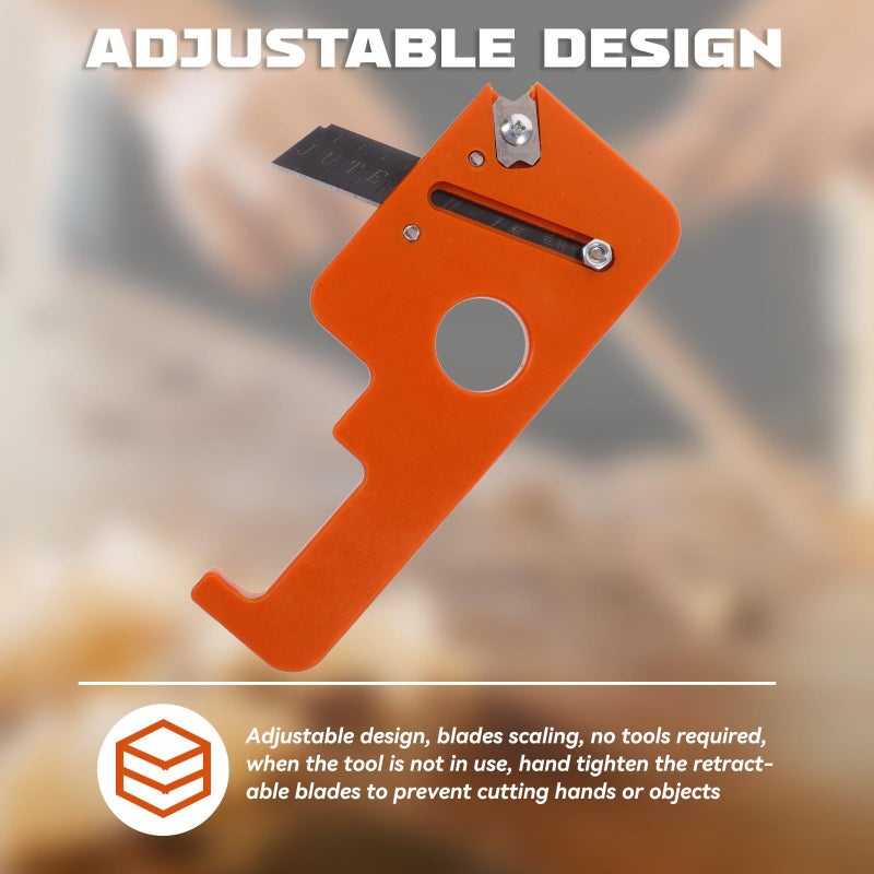 Wood Shaver Planer For Woodworking 8mm Sickle Blade Manual Edge Banding Trimmer Hand Plane Chamfering Smoothing Woodcraft Projects - Image 5