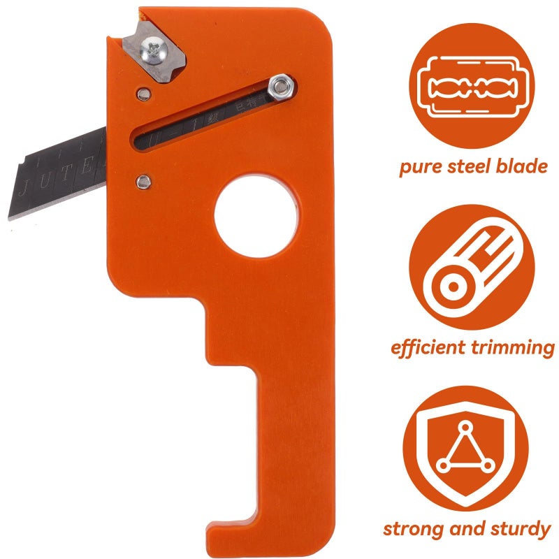 Wood Shaver Planer For Woodworking 8mm Sickle Blade Manual Edge Banding Trimmer Hand Plane Chamfering Smoothing Woodcraft Projects - Image 4