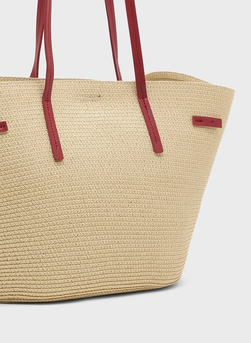 Ginger Woven Shoulder Bag