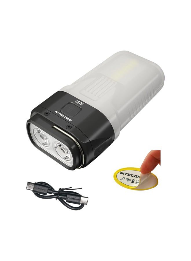 NITECORE LR70 Lantern Flashlight, 3000 Lumen, Long Runtime, USB-C Rechargeable, Portable QC PD with Red Light and Sticker for Camping, Tent, Power Outages, Emergency, Hurricane and Hiking - Image 1