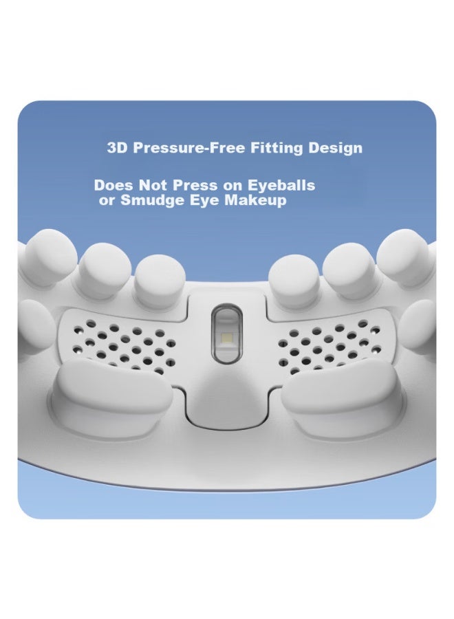 Jd Jingzao Smart Atomizing Eye Massager E9 Vibrating Eye Massager Steam Eye Mask Hot Compress Dry Eye Moisturizing Eye Care Device For Adults And Children Women's Day Birthday Gift - Image 5