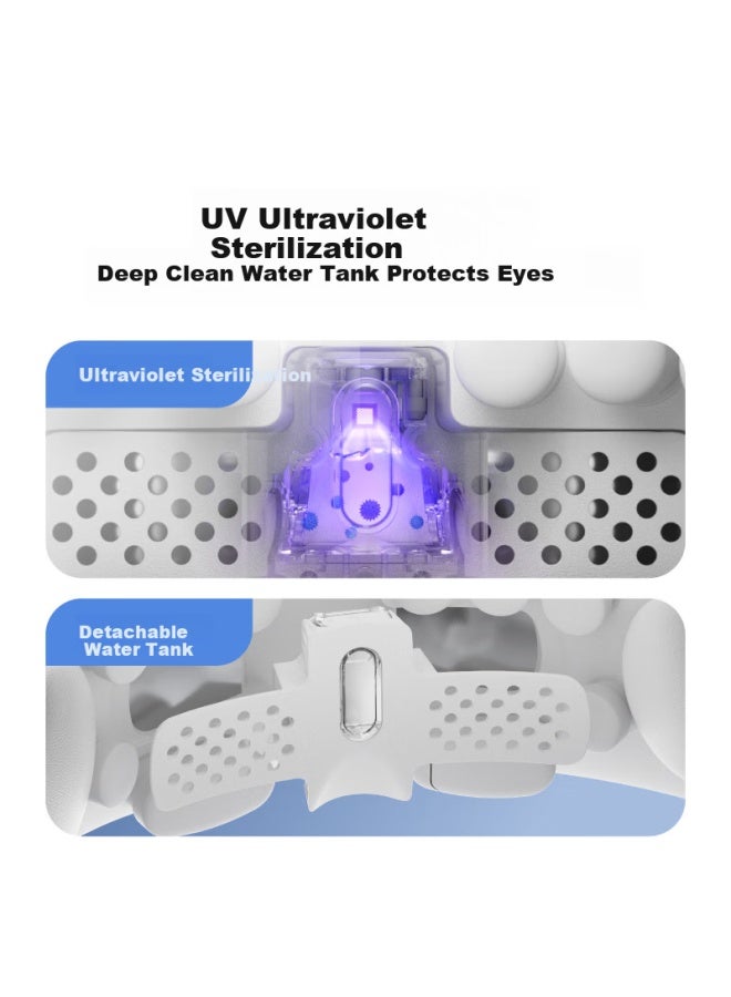 Jd Jingzao Smart Atomizing Eye Massager E9 Vibrating Eye Massager Steam Eye Mask Hot Compress Dry Eye Moisturizing Eye Care Device For Adults And Children Women's Day Birthday Gift - Image 2