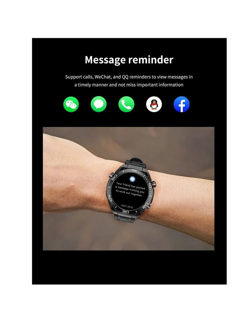 AROAQ Bracelet New Smart Watch Waterproof Smart Watch for Men with Call Dial Full Touch Screen Sports Mode Heart Rate Sleep Monitor - Image 4