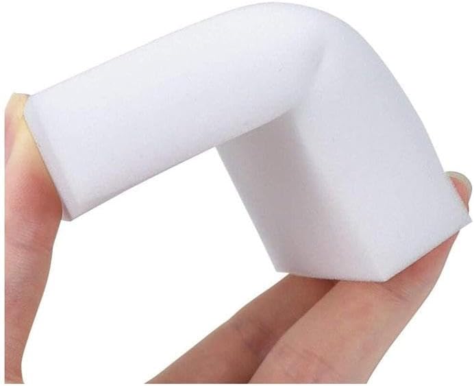 SILTOX Multi-Purpose White Cleaning Sponge | 10 x 6 x 3 cm | Powerful Dirt & Stain Remover for Kitchen, Bathroom, Walls, Shoes & More (90) - Image 1