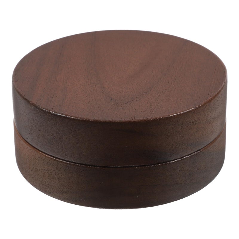 Stainless Steel Round Ashtray Reusable Indoor Home Office Ash Container Black - Image 2