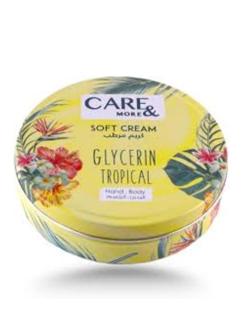 Care & More Soft Cream With Glycerin Tropical 75ml
