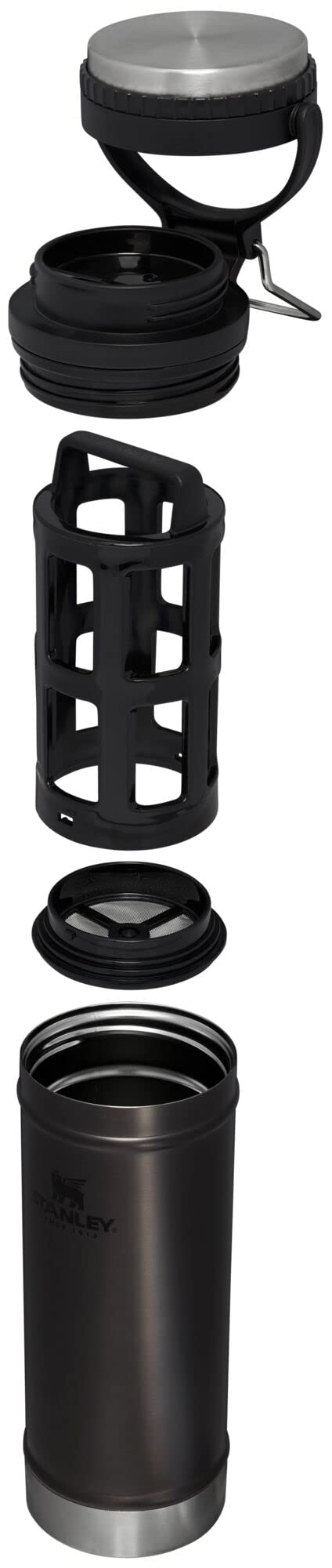 Stanley Classic Travel Mug French Press 16oz Charcoal Glow - Image 3