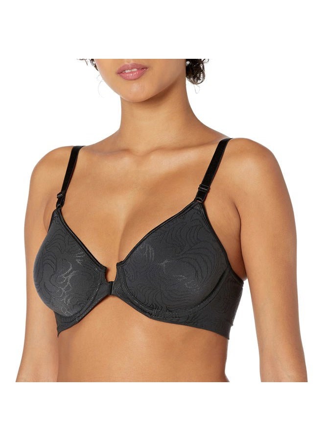 Bali Women's Comfort Revolution Front-Close Shaping Underwire Bra DF3P66, Black, 105D - Image 1