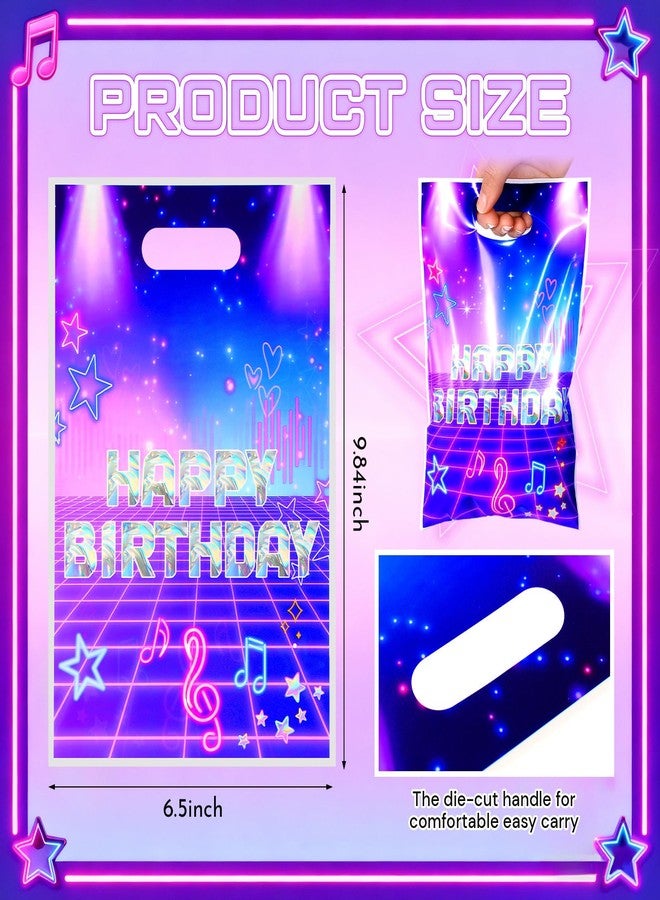 Eccliy 30 Pcs Kpop Birthday Party Favors Bags Cartoon Goodie Candy Gift Bags with Handles Birthday Party Supplies - Image 3
