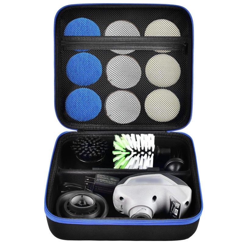 PAIYULE Case for Dremel Versa Power Scrubber Kit Cleaning Tool PC1007 PC3605 Grout Brush Bathroom Shower Scrub Kitchen Bathtub Cleaner Holder for More Kinds Spin Scrubbers Sponge PadsBox Only - Image 2