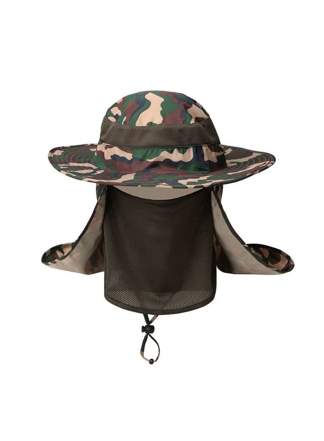 Boonie Hat With Neck Cover For Dust Protection