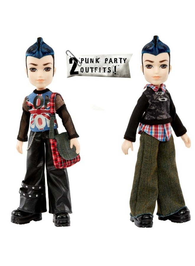 BRATZ دمية فاشن بويز بانك إيتان من بريتي 'إن' بانك مع 2 أزياء وحقيبة سفر، لجمعها للأعمار 6 7 8 9 10+ - Image 4