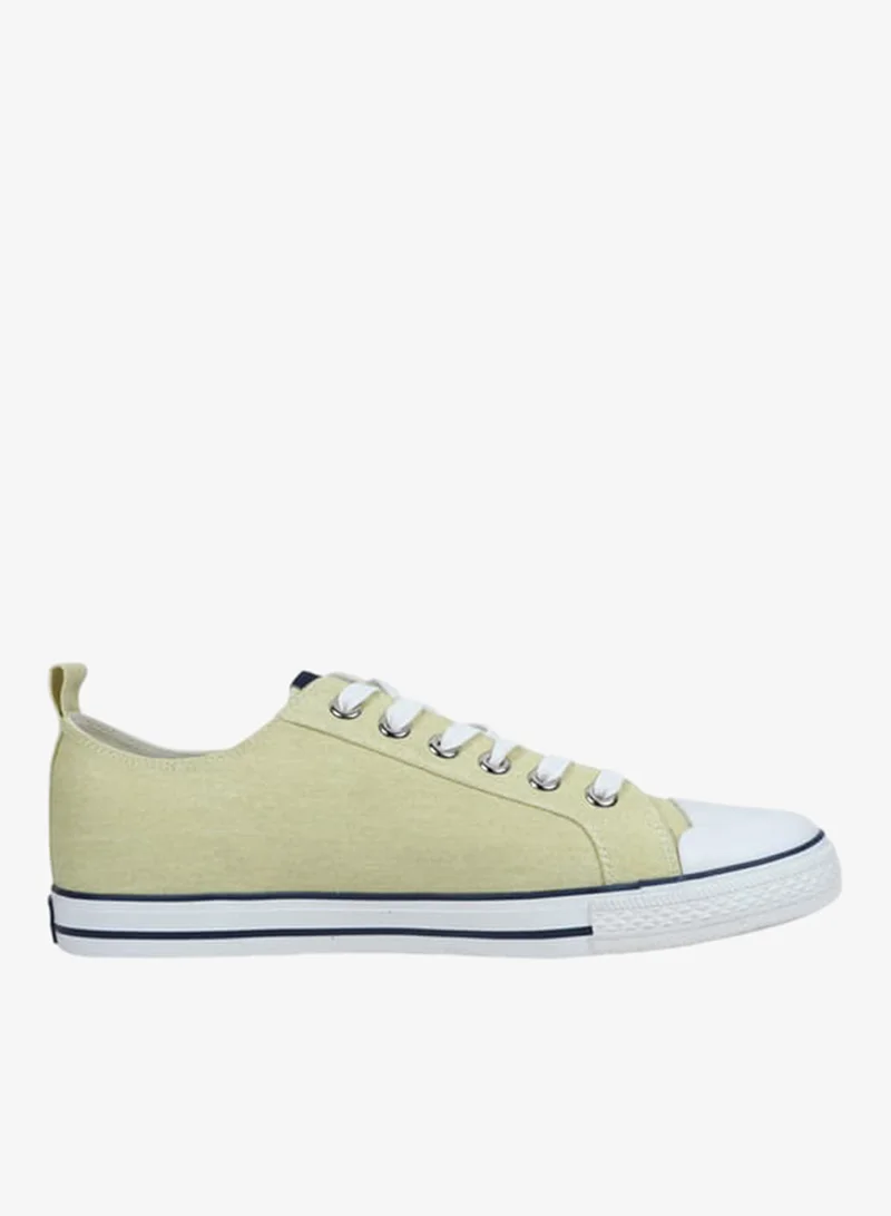 GAP Men's Logo Detail Lace-Up Sneakers with Pull Tabs - HOUSTON II