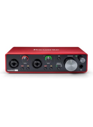 واجهة صوتية USB من Focusrite Scarlett 2I2 من الجيل الثالث للتسجيل وكتابة الأغاني والبث الصوتي والبودكاست - تسجيل عالي الدقة بجودة الاستوديو، مع جميع البرامج التي تحتاجها للتسجيل - pzsku/ZC78D5B95D7A98E125CE0Z/45/1746607822/7d845128-53de-4c12-992d-93396079f1fb