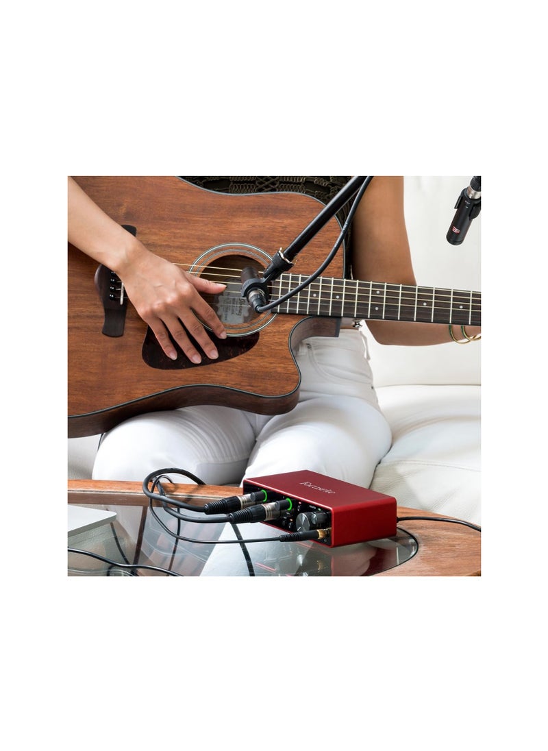Focusrite Focusrite Scarlett 2I2 3Rd Gen Usb Audio Interface For Recording, Songwriting, Streaming And Podcasting — High-Fidelity, Studio Quality Recording, And All The Software You Need To Record  - Image 2