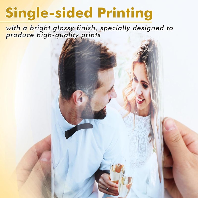 KOALA PAPER Koala Glossy Thin Inkjet Printer Paper for DIY Chip Bag and Print Brochure Flyer 8.5x11 Inches 100 Sheets 36LB for Inkjet Printers Use DYE INK (Pack of 2) - Image 5