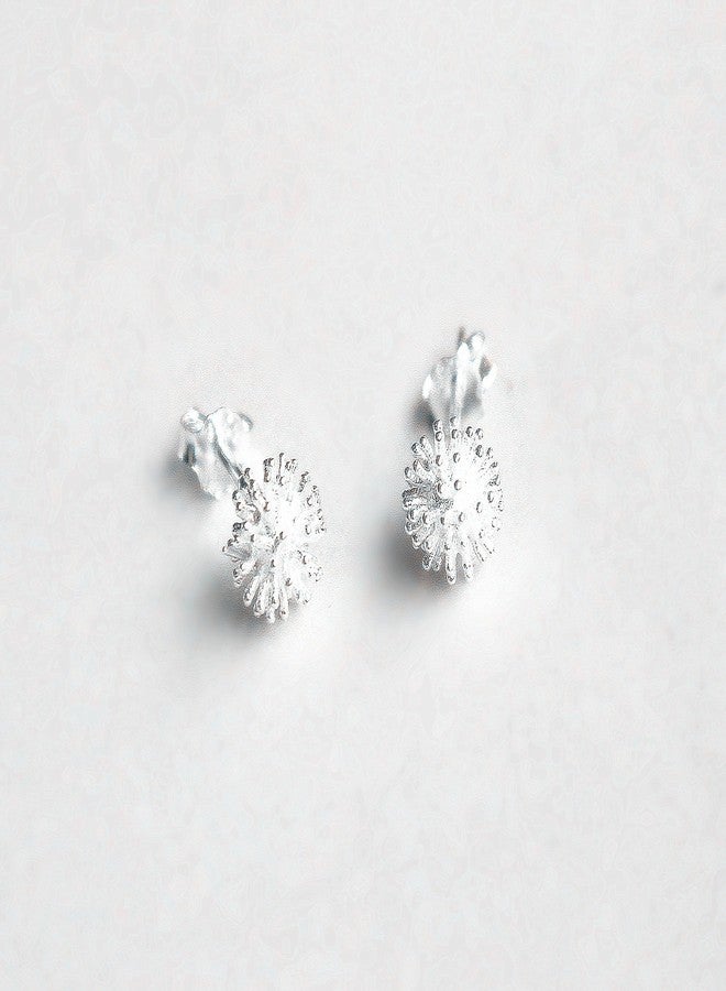 Helen de Lete Lovely Dandelion Sterling Silver Stud Earrings for Women - Image 3