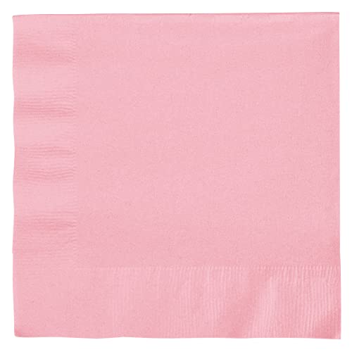 Creative Converting Celebrations 20 Count Lunch Napkins, Classic Pink - Image 1