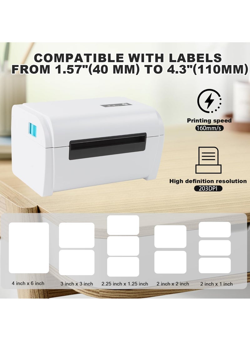 Aibecy Desktop Thermal Label Printer White  - Image 2
