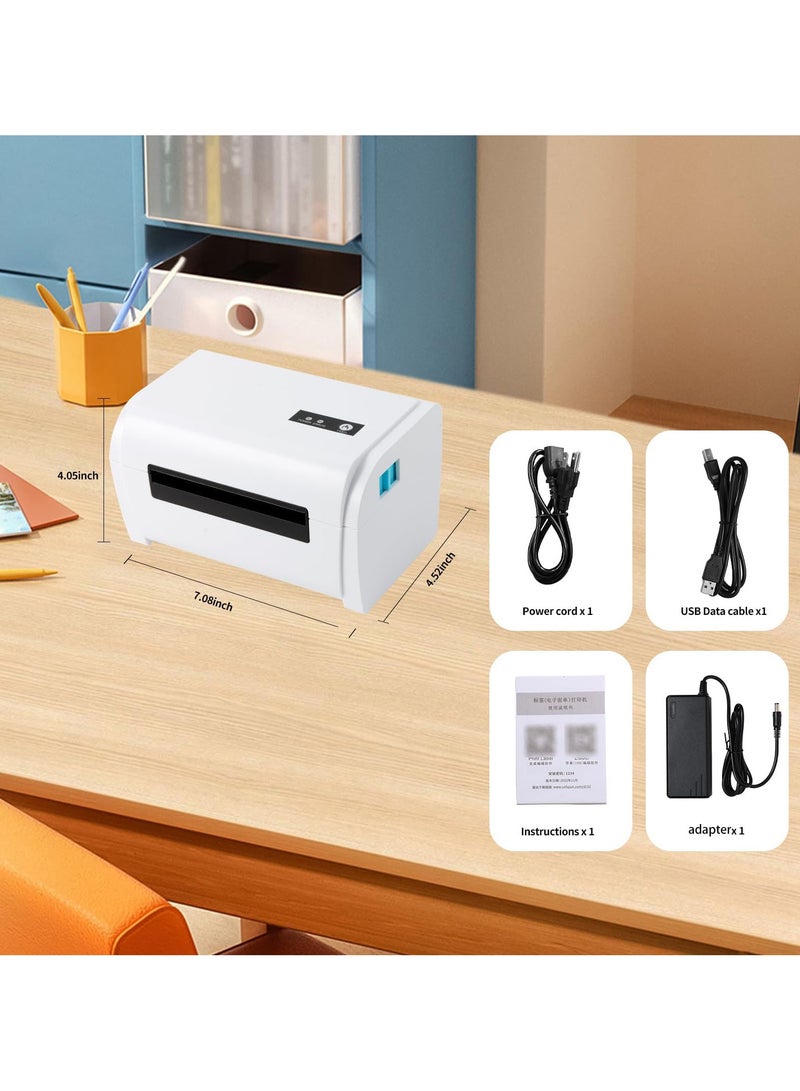 Aibecy Desktop Thermal Label Printer White  - Image 5