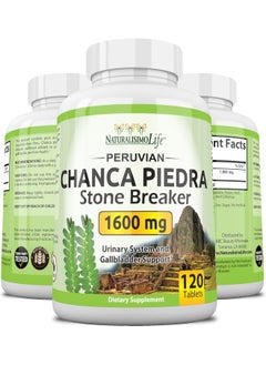 NaturalisimoLife Chanca Piedra 800MG per Tablet - 120 Tablets Kidney Stone Crusher Gallbladder Support Peruvian Chanca Piedra  - Image 4