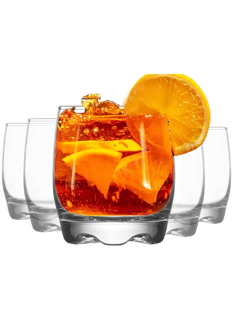 3Diamonds Tumbler Glass Set of 6. Use as Drinking Glasses. Scotch. Bourbon. Cocktails. Lowball Bar Tumblers. Water and Juice Tumbler. Tumblers Cup for Drinks. Gift for Men, Friends and Relatives (Design T33)  - Image 1