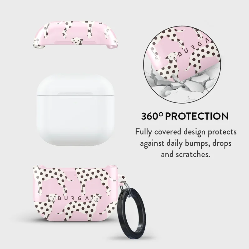 BURGA Burga AirPods 4 Buddy Protective Elegant Case For Apple AirPods, Cover Charging LED Visible, Scratch-Resistant, Shockproof Case