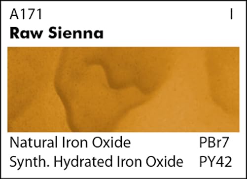 Grumbacher Academy Watercolor Paint, 7.5ml/0.25 oz., Raw Sienna (A171) - Image 2